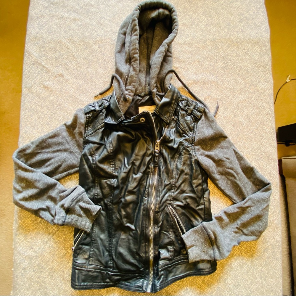 Abercrombie Faux Leather Jacket